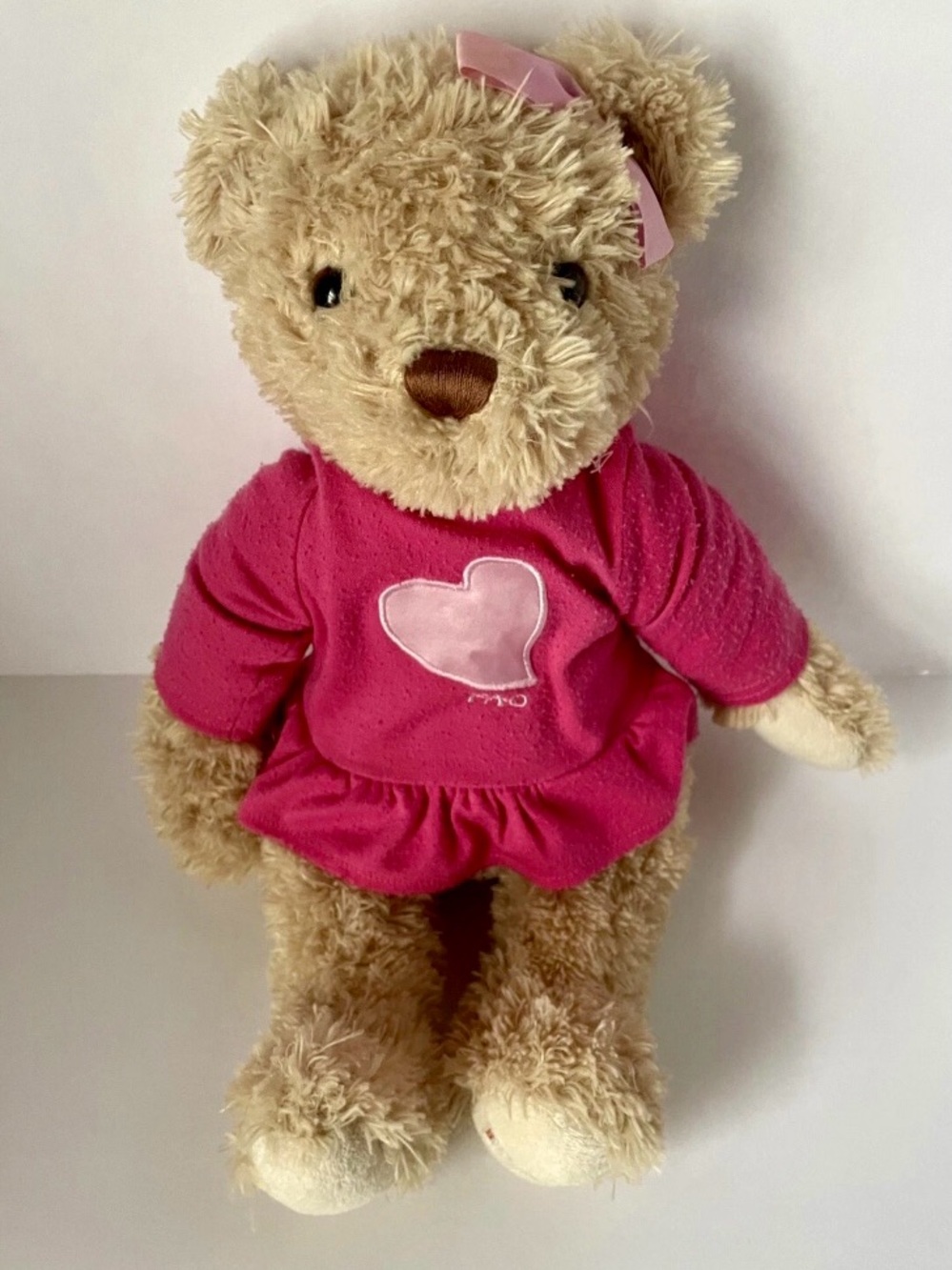 FAO Schwartz ToysRUs Teddy Bear Plush Stuffed Animal 2012 Beanbag Heart Read~*
